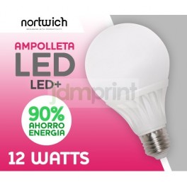 Ampolleta Led 9 Watts Eco / Led+