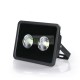 Foco Panel Led Embutido 60x60 Cm 48w Marco Gris