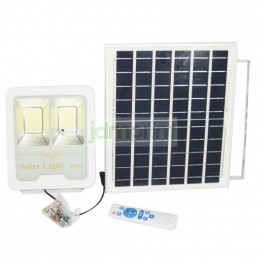Foco led 100W con panel solar y control remoto
