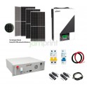 Kit Solar litio 6200w con 1620w en Panel +20% Bifacial